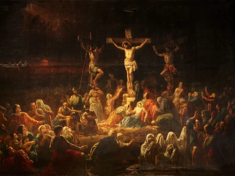 1811-Timofey Egorovich Myagkov - Crocifissione - Chiesa di San Nicola a Kuznetsy, Mosca
